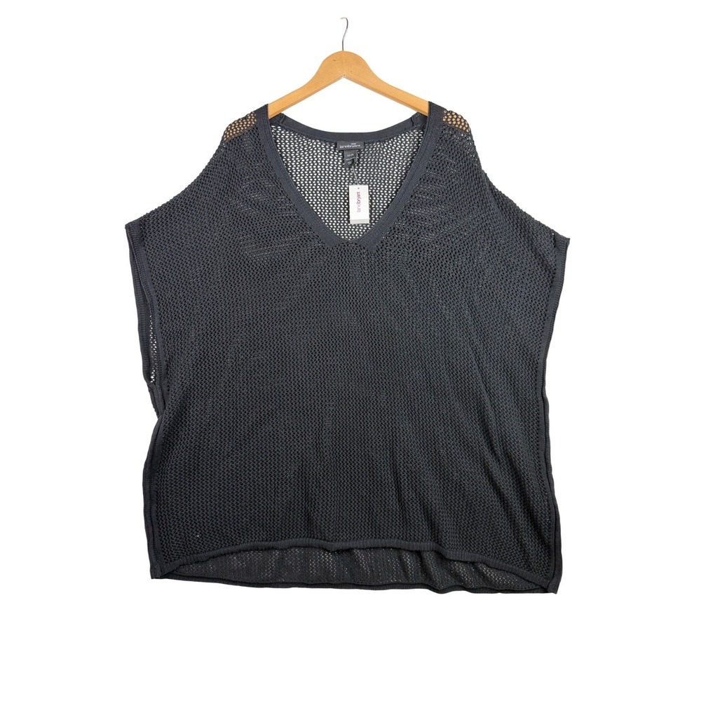 New Lane Bryant‎ Open Coverup Top size 22-28 Black